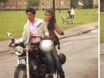 Shah Rukh Khan and Anushka Sharma on Jab Tak Hai Jaan set.