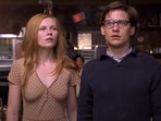 Kirsten Dunst and Tobey Maguire in Spider-Man.&nbsp;
