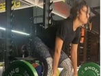 Mrunal Thakur’s leg day is all about lifting weights(Instagram/@mrunalthakur) Mrunal Thakur’s leg day is all about lifting weights(Instagram/@mrunalthakur)