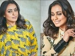 Rani Mukerji flaunts her ‘Babli’ style in yellow cow saree, ivory floral saree(Instagram/masabagupta) Rani Mukerji flaunts her ‘Babli’ style in yellow cow saree, ivory floral saree(Instagram/masabagupta)