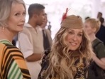 Cynthia Nixon, Sarah Jessica Parker, Kristin Davis from And Just Like That teaser. Cynthia Nixon, Sarah Jessica Parker, Kristin Davis from And Just Like That teaser.