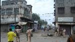 Amravati’s acting commissioner of police Sandip Patil said essential services would be exempted during the curfew. Patil was prompted to announce the indefinite curfew after a fresh spell of violence rocked the city on Saturday afternoon when several shops were set afire in Rajapeth and Namuna areas and crowds damaged public and private properties. (HT ) Amravati’s acting commissioner of police Sandip Patil said essential services would be exempted during the curfew. Patil was prompted to announce the indefinite curfew after a fresh spell of violence rocked the city on Saturday afternoon when several shops were set afire in Rajapeth and Namuna areas and crowds damaged public and private properties. (HT )