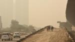 Along the Dwarka Expressway in Gurugram, on Saturday. (Vipin Kumar/HT PHOTO) Along the Dwarka Expressway in Gurugram, on Saturday. (Vipin Kumar/HT PHOTO)