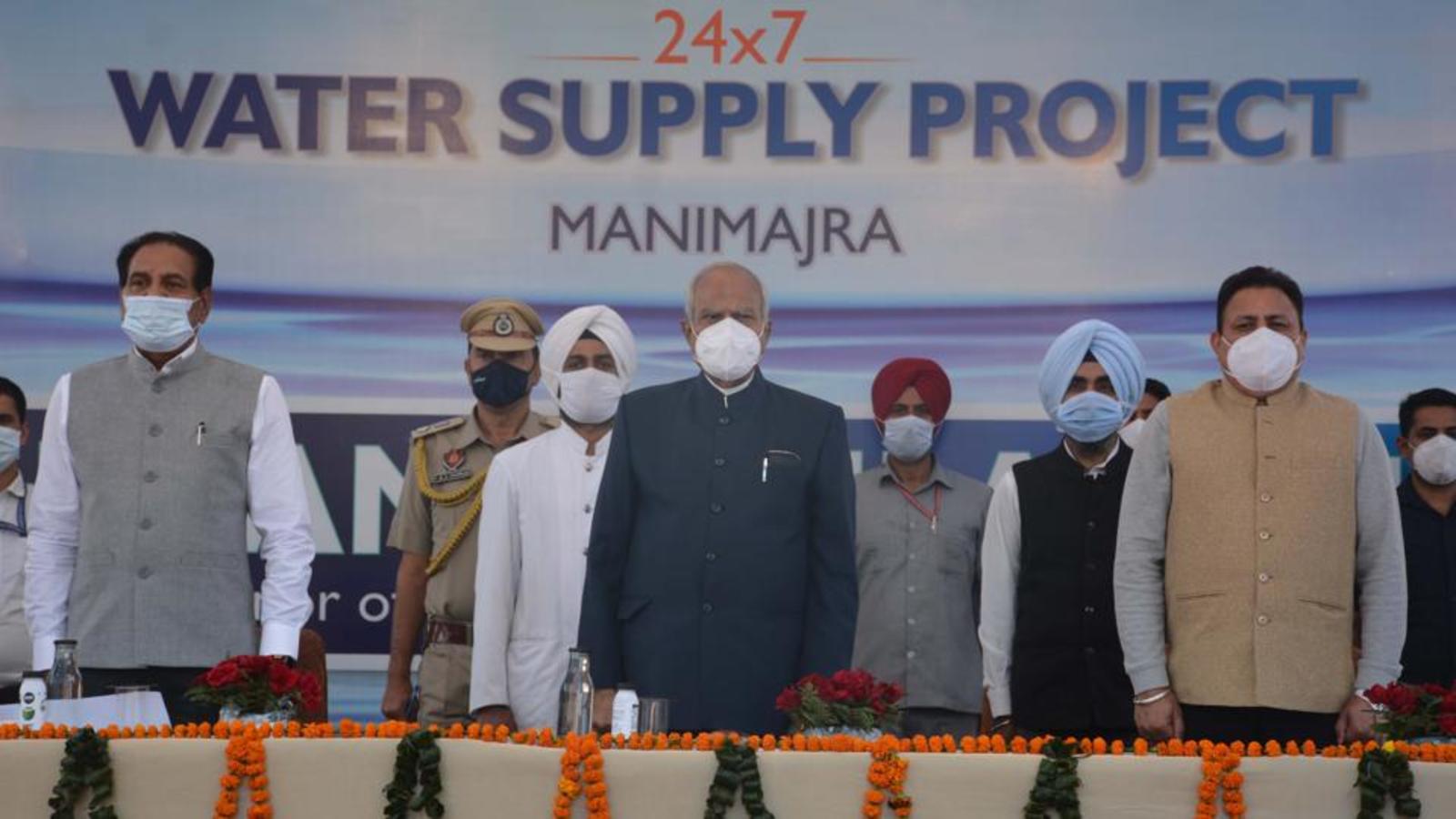 Chandigarh 24x7 water supply project launched in Manimajra Hindustan