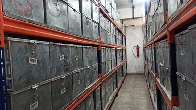 The village-wise bar-coded and tamperproof boxes are under round-the-clock CCTV surveillance at Modern Record Room in Ambala. The village-wise bar-coded and tamperproof boxes are under round-the-clock CCTV surveillance at Modern Record Room in Ambala.