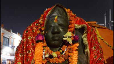 The Annapurna Devi idol. (Deepak Gupta/HT Photo) The Annapurna Devi idol. (Deepak Gupta/HT Photo)