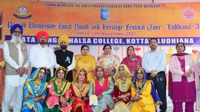 The four-day PU Youth and Heritage Festival concluded at Mata Ganga Khalsa College in Ludhiana on Saturday. (HT Photo) The four-day PU Youth and Heritage Festival concluded at Mata Ganga Khalsa College in Ludhiana on Saturday. (HT Photo)