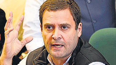 Congress leader Rahul Gandhi alleged that the Karnataka bitcoin case is big but the cover-up is much bigger. (HT file photo) Congress leader Rahul Gandhi alleged that the Karnataka bitcoin case is big but the cover-up is much bigger. (HT file photo)