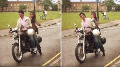 Shah Rukh Khan and Anushka Sharma on Jab Tak Hai Jaan set. Shah Rukh Khan and Anushka Sharma on Jab Tak Hai Jaan set.