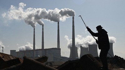 The coal-powered Datang International Zhangjiakou Power Station at Zhangjiakou, in China's northern Hebei province. The country is the world's largest coal power consumer and also the fifth in the per capital coal emissions ranking. (File Photo / AFP) The coal-powered Datang International Zhangjiakou Power Station at Zhangjiakou, in China's northern Hebei province. The country is the world's largest coal power consumer and also the fifth in the per capital coal emissions ranking. (File Photo / AFP)