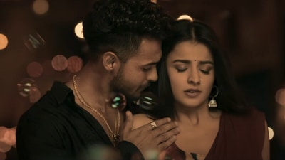 Aayush Sharma and Mahima Makwana in the song Hone Laga.