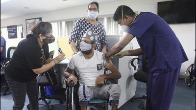 The petition was filed to enable doorstep vaccination of persons with disabilities who face difficulty to either access the CoWIN digital interface or the Covid-19 vaccination centres. (PTI PHOTO.) The petition was filed to enable doorstep vaccination of persons with disabilities who face difficulty to either access the CoWIN digital interface or the Covid-19 vaccination centres. (PTI PHOTO.)