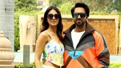 Ayushmann Khurrana and Vaani Kapoor were in Delhi to launch the title track of their upcoming film Chandigarh Kare Aashiqui. Ayushmann Khurrana and Vaani Kapoor were in Delhi to launch the title track of their upcoming film Chandigarh Kare Aashiqui.