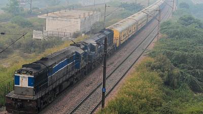 A railway official said smoke was observed coming out of the train by the station master and hence the train was made to halt. (AFP Photo/Representative use)