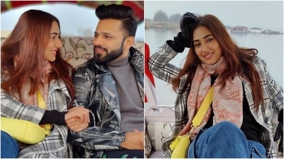 Disha Parmar and Rahul Vaidya are currently holidaying in Kashmir. The Bade Achhe Lagte Hain 2 actor escaped to the valley to celebrate her 29th birthday with her singer husband. The two stars have been sharing adorable pictures of themselves having a great time during their vacation, giving us travel and couple goals. (Instagram/@dishaparmar) Disha Parmar and Rahul Vaidya are currently holidaying in Kashmir. The Bade Achhe Lagte Hain 2 actor escaped to the valley to celebrate her 29th birthday with her singer husband. The two stars have been sharing adorable pictures of themselves having a great time during their vacation, giving us travel and couple goals. (Instagram/@dishaparmar)