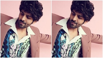 For footwear, Kartik chose classic white and black sneakers. (Instagram/@kartikaaryan) For footwear, Kartik chose classic white and black sneakers. (Instagram/@kartikaaryan)