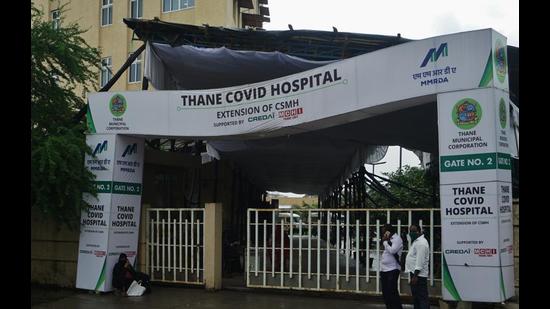 Thane Global Hospital, one of the two Covid facilities that the Thane Municipal Corporation proposes to shut due to lack of patients. (PRAFUL GANGURDE/HT FILE PHOTO)