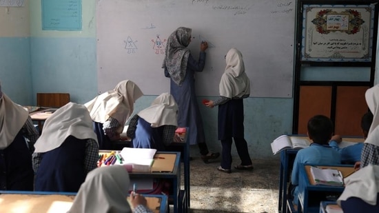 The Taliban has received sharp criticism from the global community for restricting education for girls.(via Reuters. )