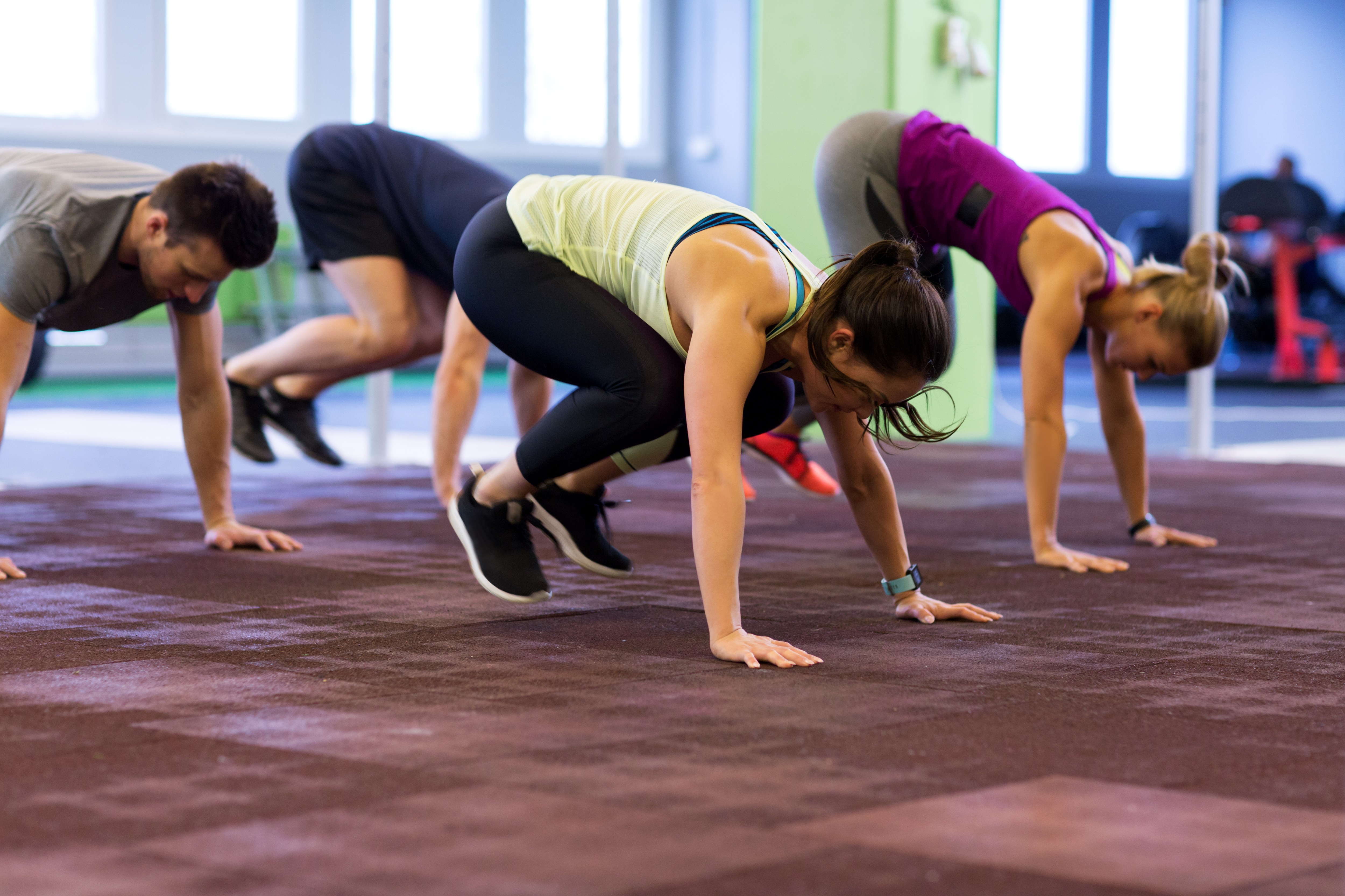 After a couple of months , you can add two HIIT sessions per week while doing the walk/run sessions twice a week. Do six intervals of sprints/jumping jacks/burpees for 10 seconds, rest 50 seconds (Shutterstock) After a couple of months , you can add two HIIT sessions per week while doing the walk/run sessions twice a week. Do six intervals of sprints/jumping jacks/burpees for 10 seconds, rest 50 seconds (Shutterstock)