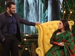 Salman Khan and Rani Mukerji danced to their song Sarki Jo Sar Se Woh Dheere Dheere as well as the title track of Bunty Aur Babli 2.