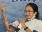West Bengal chief minister Mamata Banerjee announced on Twitter about the state education and tourism departments winning the Skoch Awards. (PTI PHOTO.)