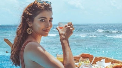 Pooja Hedge refuses to let summer end as she heats up Maldives in rust monokini (Instagram/hegdepooja) Pooja Hedge refuses to let summer end as she heats up Maldives in rust monokini (Instagram/hegdepooja)