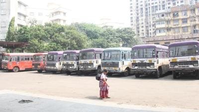 The strike of the Maharashtra State Transport Corporation (MSRTC) workers continued on Sunday, day 16, but at least 350 workers in the Pune division have reported to work over the past two days. (REPRESENTATIVE PHOTO)