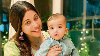 Addite Malik with her son, Ekbir. Addite Malik with her son, Ekbir.
