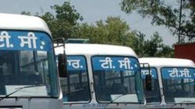 The Punjab government’s decision to allow free women travel in PRTC buses was taken in the state budget and ₹170 crore budget was set for it; six months on, ₹60 crore bills have not been cleared. (HT Photo) The Punjab government’s decision to allow free women travel in PRTC buses was taken in the state budget and ₹170 crore budget was set for it; six months on, ₹60 crore bills have not been cleared. (HT Photo)