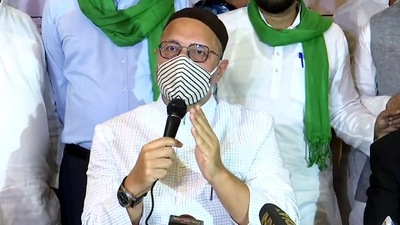 AIMIM chief Asaduddin Owaisi reacted to Yogi Adityanath's comment on the distortion of history. AIMIM chief Asaduddin Owaisi reacted to Yogi Adityanath's comment on the distortion of history. 