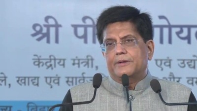 “We're back in business,” declared Union cabinet minister Piyush Goyal (Photo via ANI) “We're back in business,” declared Union cabinet minister Piyush Goyal (Photo via ANI)