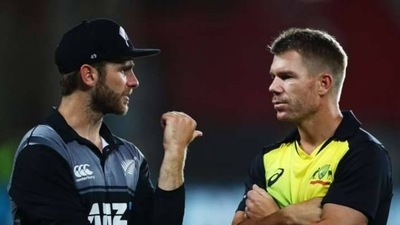 Kane Williamson and David Warner (Twitter/ICC)