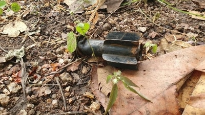 Nearly 100 Maoists rained bullets at the commandos when the gun battle broke out around 6.30am on Saturday (Vikas Tiwari/ HT Photo) Nearly 100 Maoists rained bullets at the commandos when the gun battle broke out around 6.30am on Saturday (Vikas Tiwari/ HT Photo)