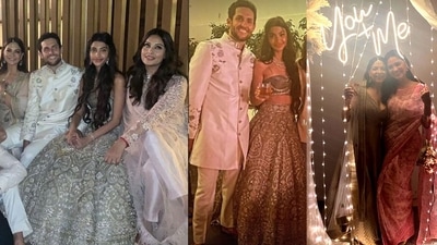 Alanna Panday and Ivor McRay's engagement was held in Mumbai on Saturday. Alanna Panday and Ivor McRay's engagement was held in Mumbai on Saturday. 
