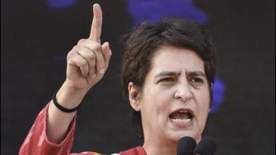 Congress general secretary Priyanka Gandhi on Sunday ruled out a pre-poll alliance with any political party for the Uttar Pradesh assembly polls to be held next year. (PTI PHOTO.) Congress general secretary Priyanka Gandhi on Sunday ruled out a pre-poll alliance with any political party for the Uttar Pradesh assembly polls to be held next year. (PTI PHOTO.)
