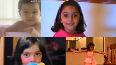 Kiara Advani has shared a bunch of childhood videos on Children's Day. Kiara Advani has shared a bunch of childhood videos on Children's Day. 