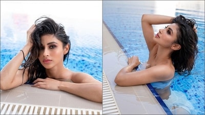 Striking sensuous poses for the camera, Mouni set the Internet on fire. (Instagram/imouniroy)