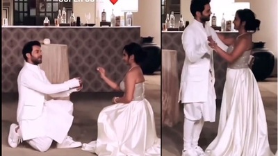 Rajkummar Rao and Patralekhaa got engaged in Chandigarh on Saturday. Rajkummar Rao and Patralekhaa got engaged in Chandigarh on Saturday. 