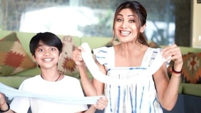 Shilpa Shetty celebrates Children's Day with Viaan in cute video: Always keep the child in you alive Shilpa Shetty celebrates Children's Day with Viaan in cute video: Always keep the child in you alive