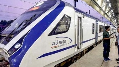 The Delhi-Katra Vande Bharat Express is likely to be the first train to be certified under the ‘sattvik certification scheme’ (File Photo/PTI) The Delhi-Katra Vande Bharat Express is likely to be the first train to be certified under the ‘sattvik certification scheme’ (File Photo/PTI)