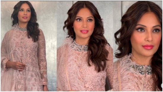 The gorgeous Bipasha Basu recently stunned fans as she donned a beautifully embellished salwar suit by designer Rocky Star who is known for his distinctive sense of styling men and women with his luxury couture.(Instagram/@bipashabasu)