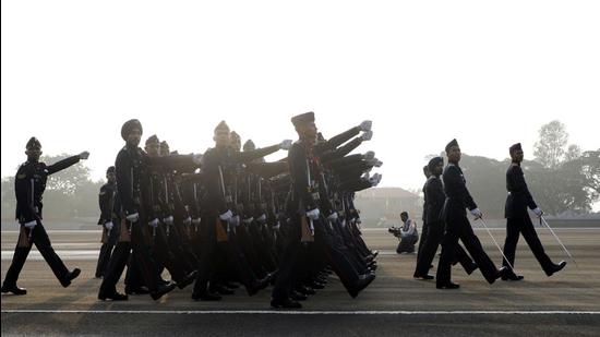 The Supreme Court had allowed women to take the NDA exam in August this year; the NDA exam in Punjab, held in Ludhiana, saw women outnumber men by a huge ratio. (HT File)