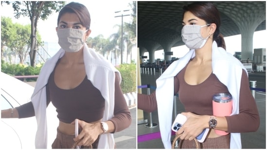 Airport looks are all about effortless ensembles. But it never hurts to add a touch of glamour to a simple and comfy jet-set outfit. And no one proves this better than our favourite Bollywood divas. This list also features one of the best-dressed celebrities in the industry, Jacqueline Fernandez, and she was seen in a glamorous outfit outside the Mumbai airport today.(HT Photo/Varinder Chawla)