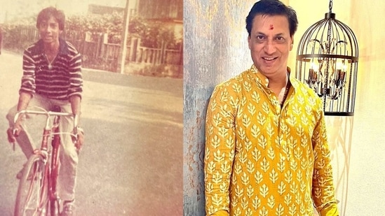 Filmmaker Madhur Bhandarkar, known for directing films like Fashion and Heroine, shared an old picture of himself on Children's Day. He revealed that he started earning at an early age and used to do home delivery of video cassettes on his bicycle.&nbsp;