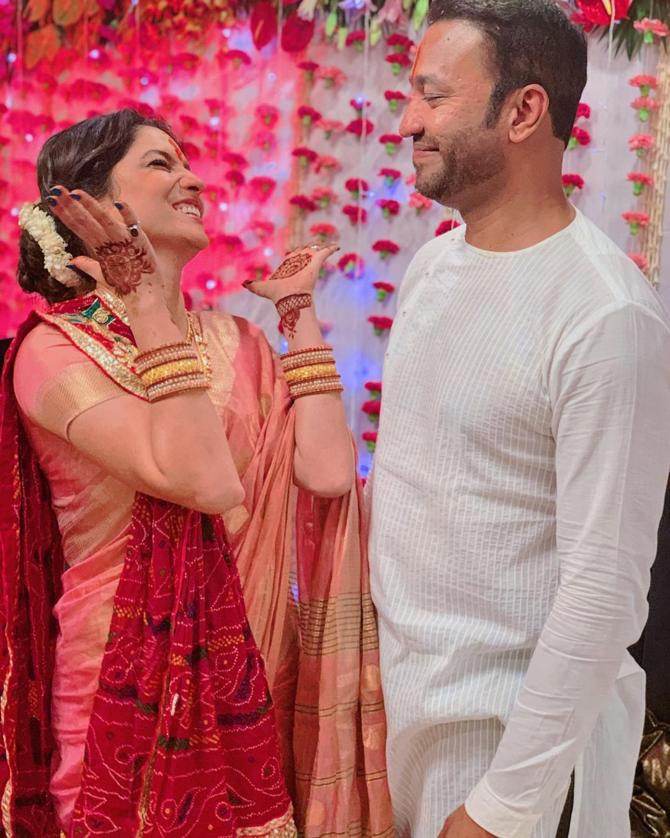 Ankita Lokhande with her beau Vikas Jain Ankita Lokhande with her beau Vikas Jain