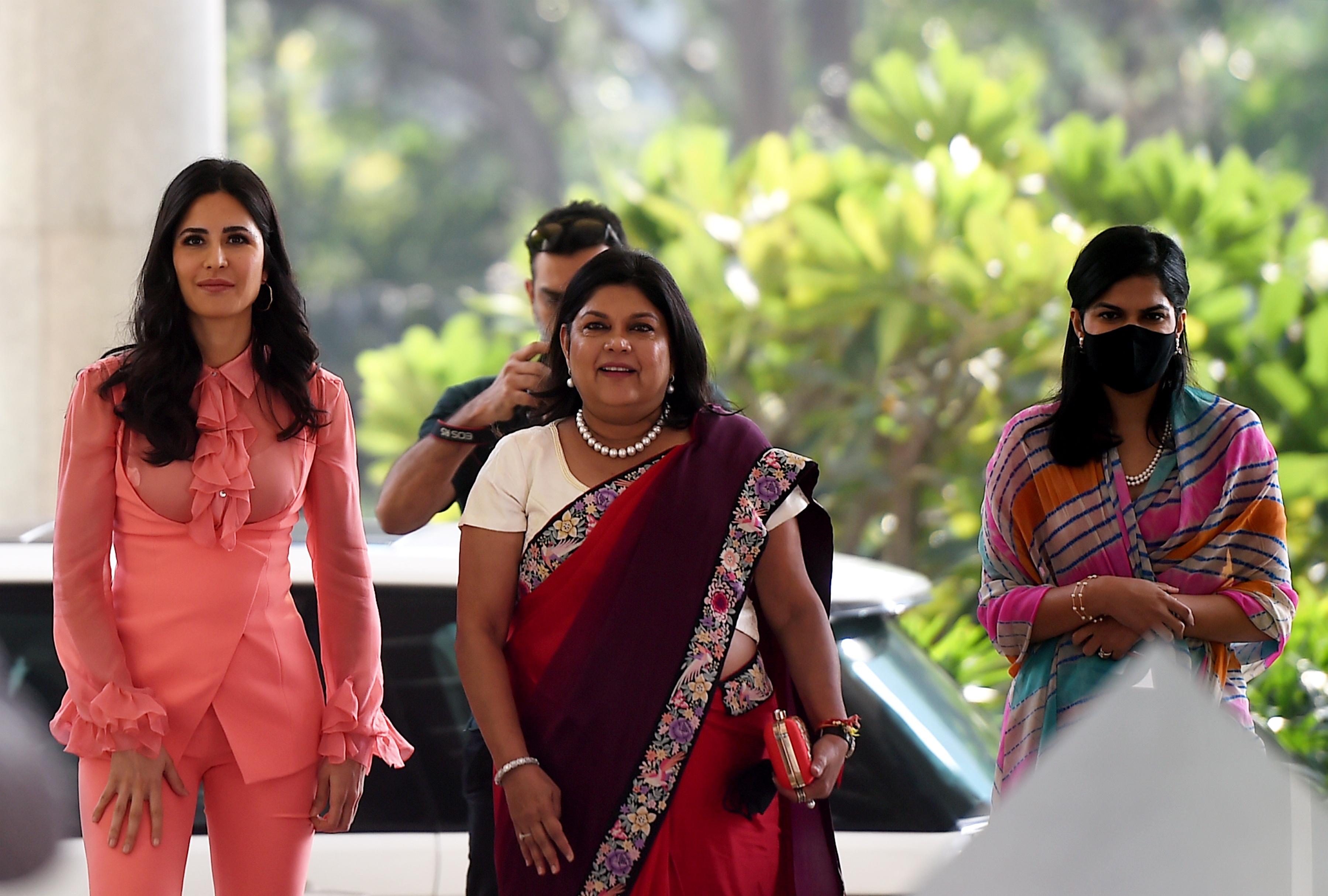 Falguni Nayar and Bollywood actor Katrina Kaif&nbsp; (PTI)
