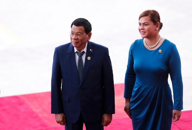 Sara Duterte and Philippines president Rodrigo Duterte (AFP) Sara Duterte and Philippines president Rodrigo Duterte (AFP)