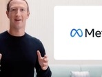 Facebook CEO Mark Zuckerberg speaks during a live-streamed virtual and augmented reality conference to announce the rebrand of Facebook as Meta.&nbsp;