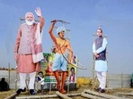 PM Modi will be in MP to mark the occasion of 'Janjatiya Gaurav Diwas’ in remembrance of legendary tribal leader and freedom fighter Birsa Munda. (PTI Photo)(PTI)