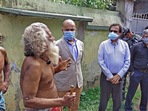 Victims of post-poll violence speak to Centre's team in this file photo